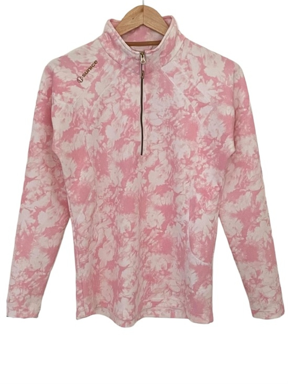 Sunice Ladies Megan SuperliteFX 1/4-Zip Pullover Orchid Pink Crushed Petal M